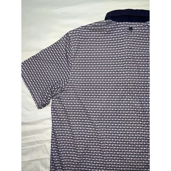 Greyson Polo Shirt Mens Size XL Multicolored Geometric Pattern Embroidered Logo - Picture 12 of 16